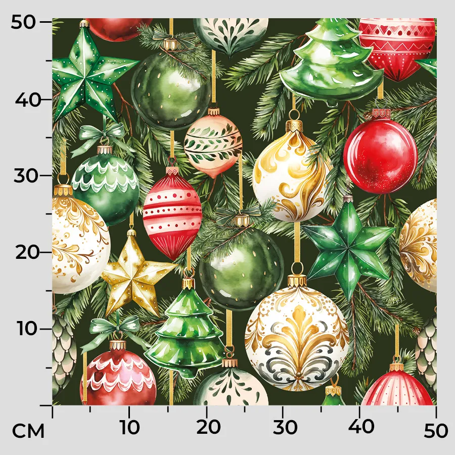 Tkanina dekoracyjna wodoodporna BOMBKI