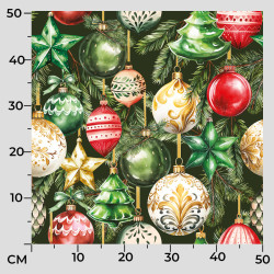 Tkanina dekoracyjna wodoodporna BOMBKI