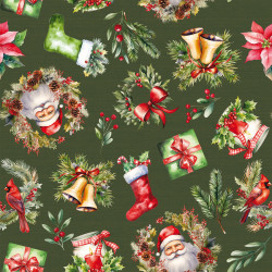 Tkanina dekoracyjna wodoodporna ŚWIĄTECZNY MIX