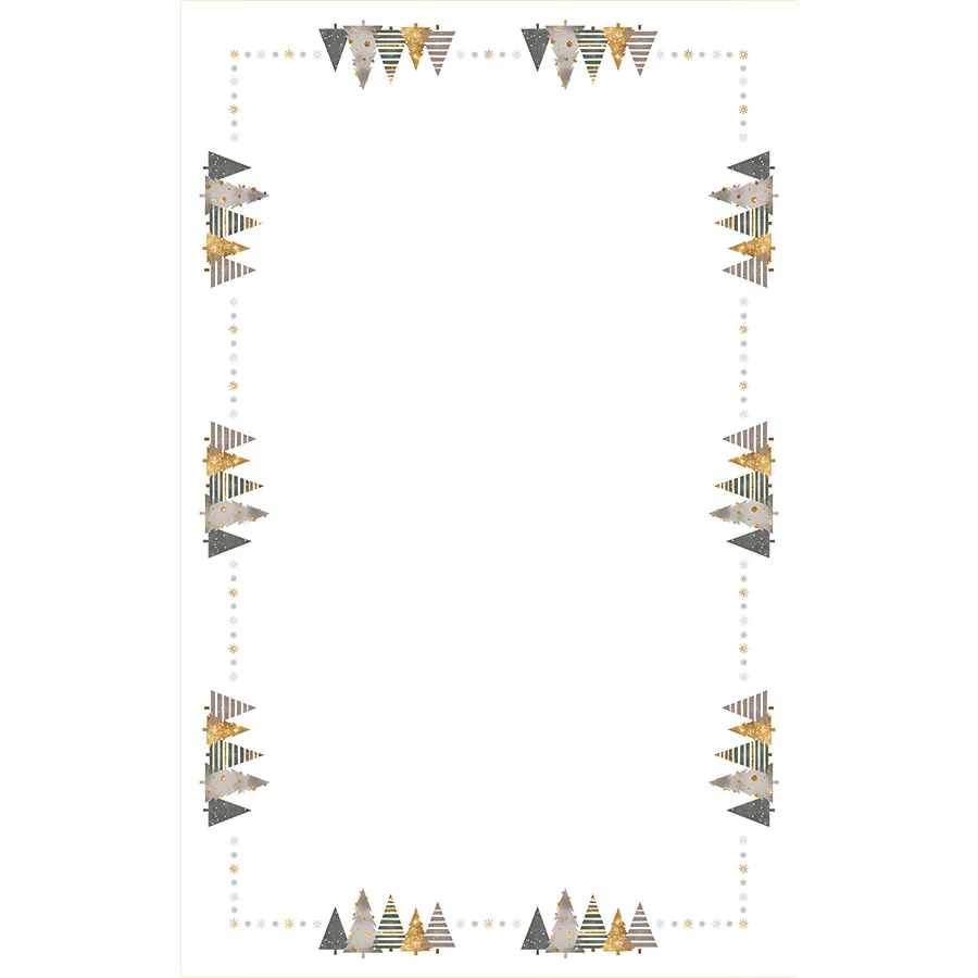 Obrus wodoodporny PASTELOWE CHOINKI