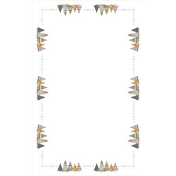 Obrus wodoodporny PASTELOWE CHOINKI