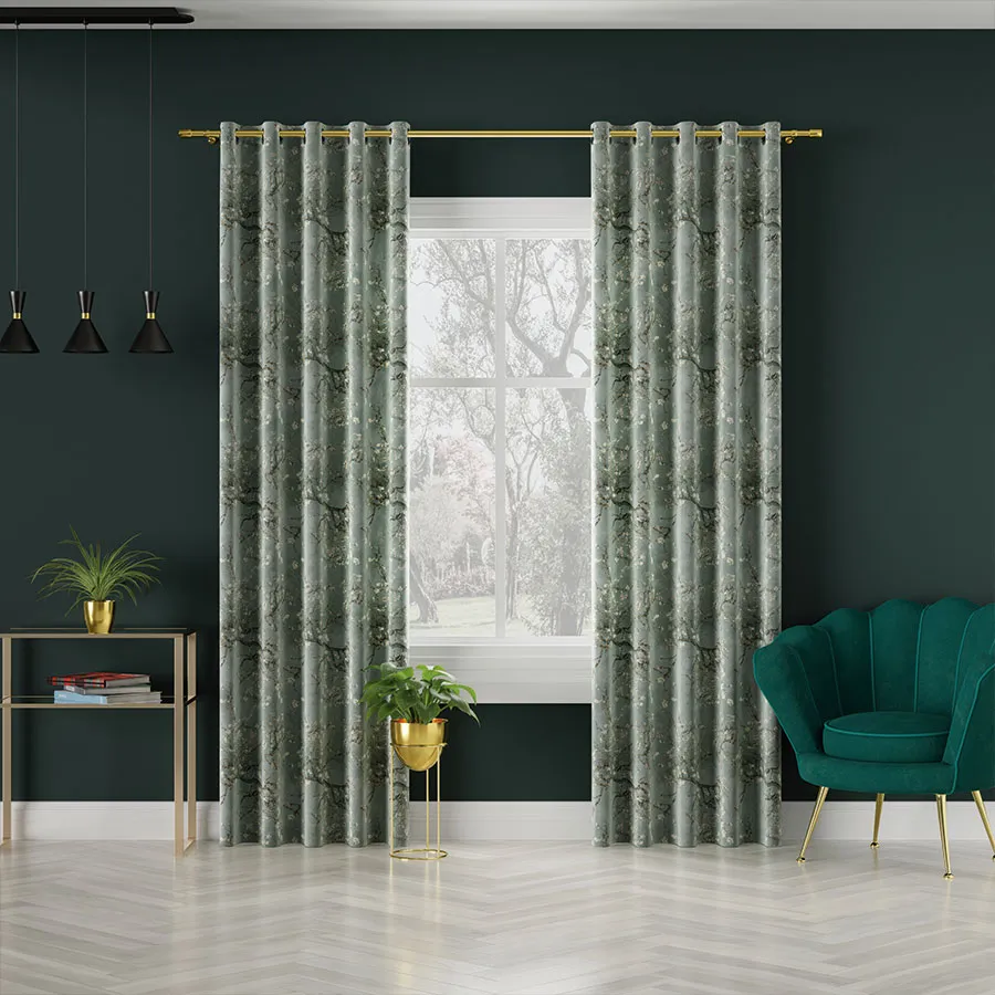 Tkanina dekoracyjna KWITNĄCY MIGDAŁOWIEC