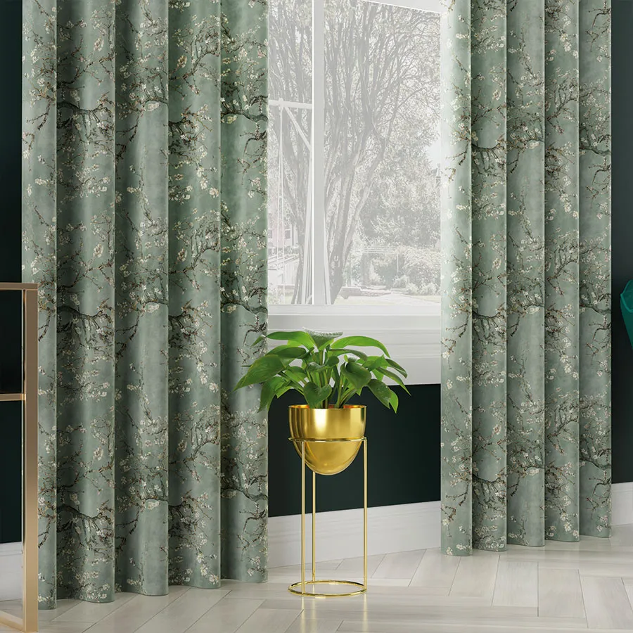 Tkanina dekoracyjna KWITNĄCY MIGDAŁOWIEC