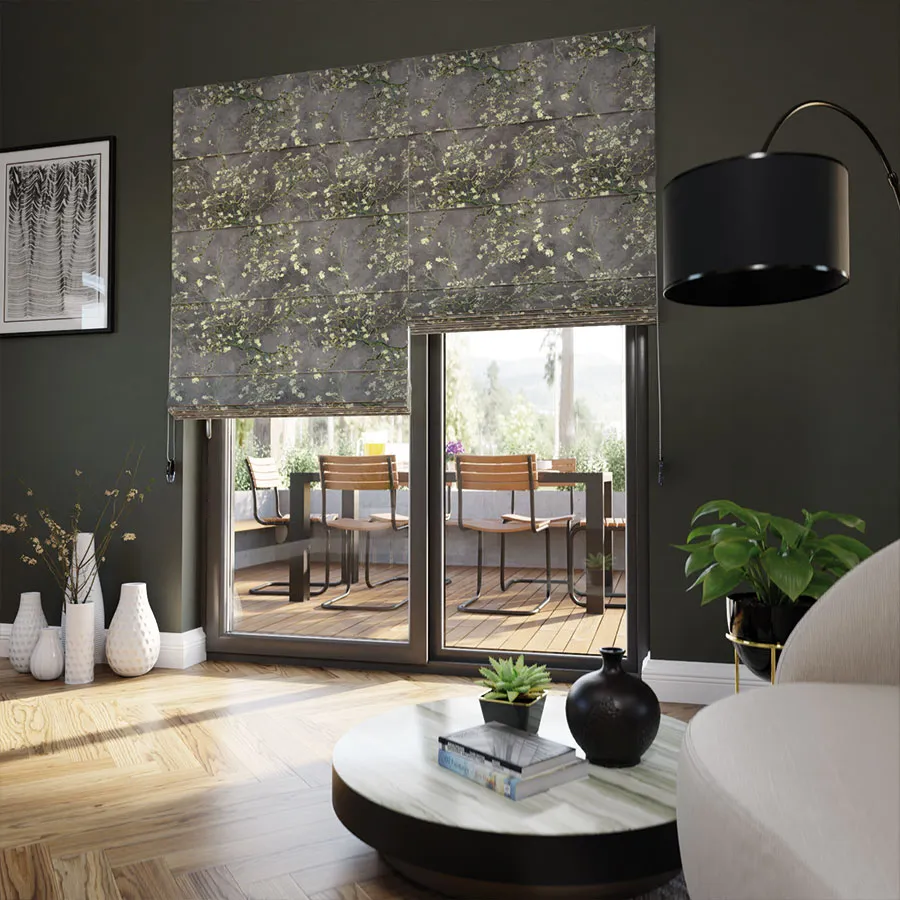 Tkanina dekoracyjna KWITNĄCY MIGDAŁOWIEC