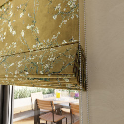 Tkanina dekoracyjna KWITNĄCY MIGDAŁOWIEC Tkanina dekoracyjna KWITNĄCY MIGDAŁOWIEC