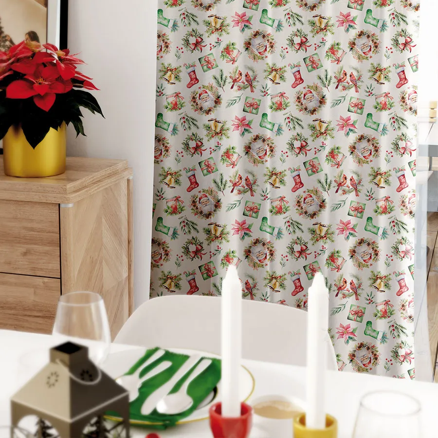 Tkanina dekoracyjna wodoodporna ŚWIĄTECZNY MIX