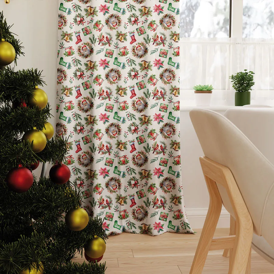 Tkanina dekoracyjna wodoodporna ŚWIĄTECZNY MIX