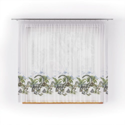 Firanka woalowa z ołowianką DINOZAURY Firanka woalowa z ołowianką DINOZAURY