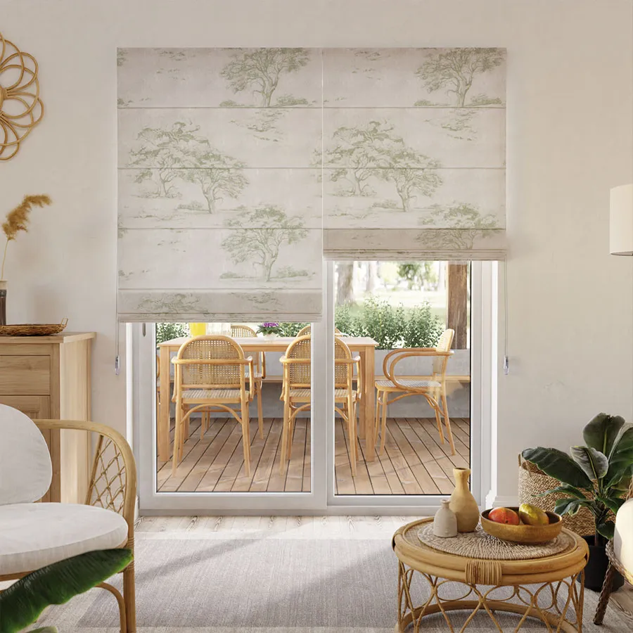 Tkanina dekoracyjna na podkładzie milas SILVANA