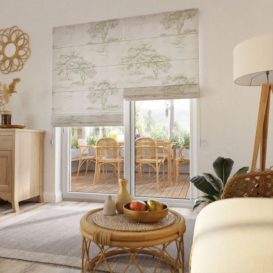 Tkanina dekoracyjna na podkładzie milas SILVANA