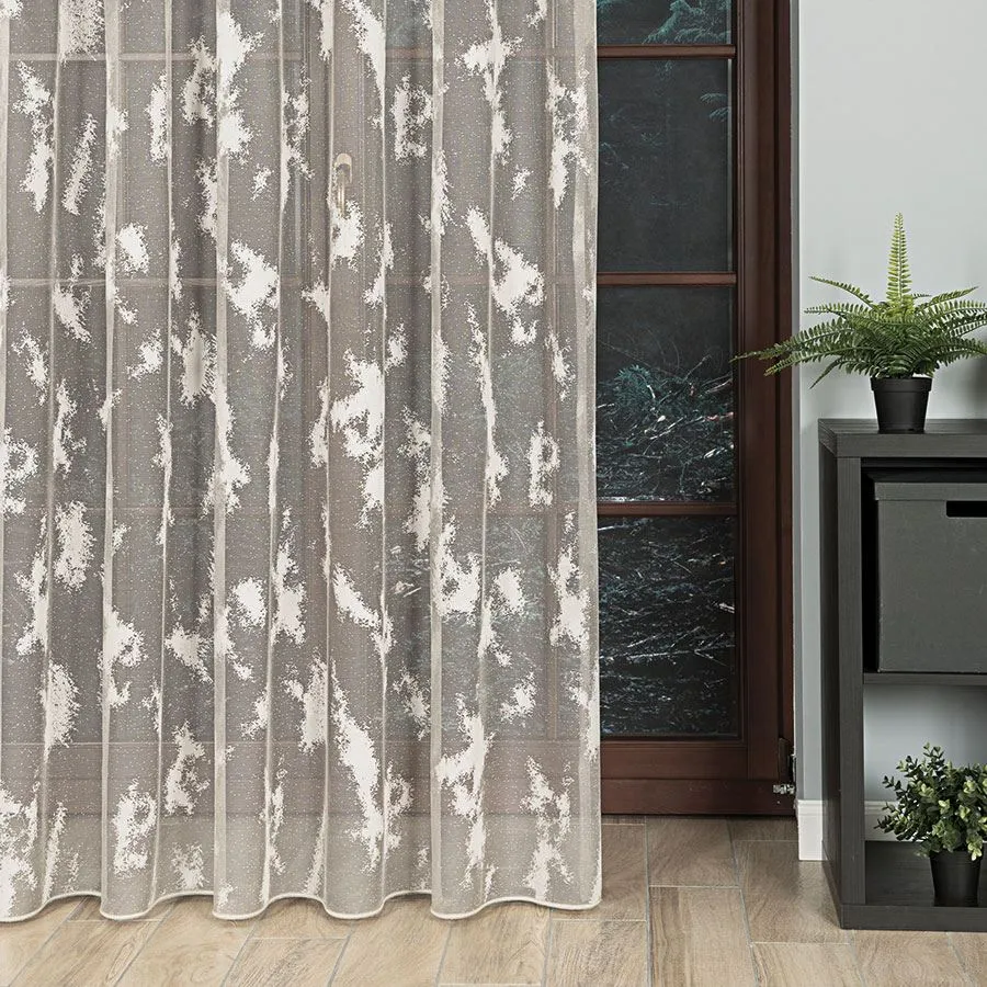 Firanka żakardowa z ołowianką 022601