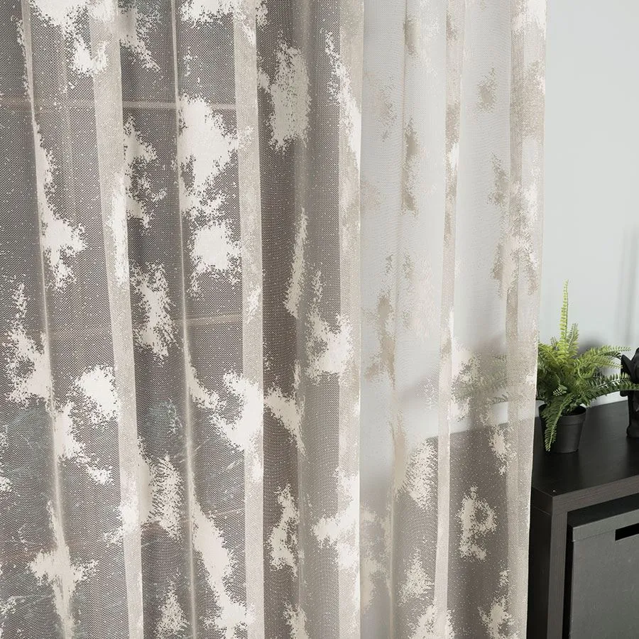 Firanka żakardowa z ołowianką 022601