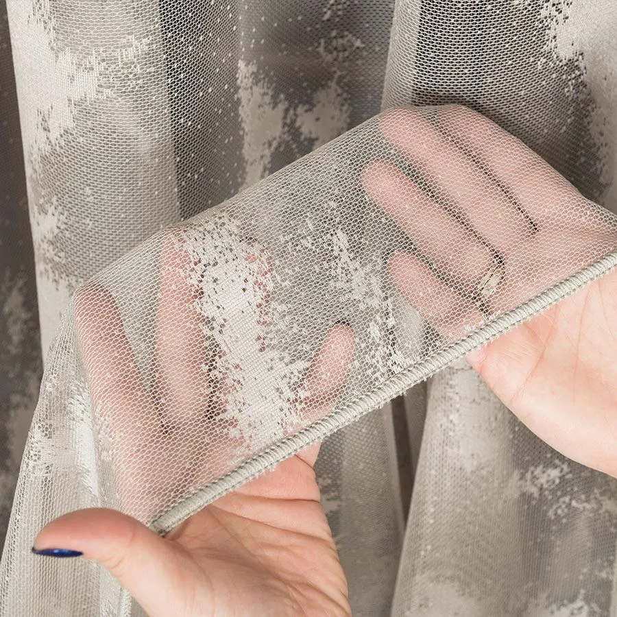 Firanka żakardowa z ołowianką 022601