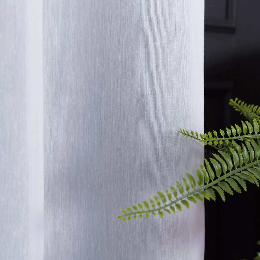 Firanka gładka z ołowianką 001072