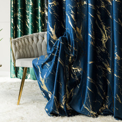Tkanina dekoracyjna ze złotym nadrukiem MARMA VELVI Tkanina dekoracyjna ze złotym nadrukiem MARMA VELVI