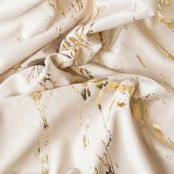 Tkanina dekoracyjna ze złotym nadrukiem MARMA VELVI Tkanina dekoracyjna ze złotym nadrukiem MARMA VELVI