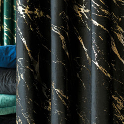 Tkanina dekoracyjna ze złotym nadrukiem MARMA VELVI Tkanina dekoracyjna ze złotym nadrukiem MARMA VELVI