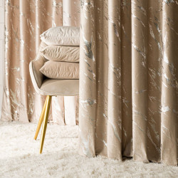 Tkanina dekoracyjna ze srebrnym nadrukiem MARMA VELVI Tkanina dekoracyjna ze srebrnym nadrukiem MARMA VELVI