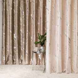 Tkanina dekoracyjna ze srebrnym nadrukiem MARMA VELVI