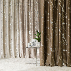 Tkanina dekoracyjna ze srebrnym nadrukiem MARMA VELVI