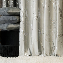 Tkanina dekoracyjna ze srebrnym nadrukiem MARMA VELVI