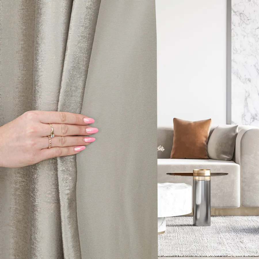 Zasłona gotowa na przelotkach ELEONORA