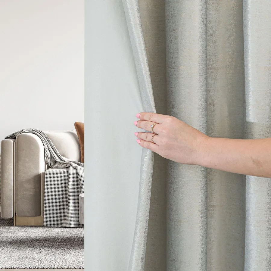 Zasłona gotowa na przelotkach ELEONORA