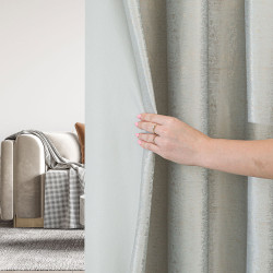 Zasłona gotowa na przelotkach ELEONORA