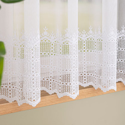 Firanka haftowana z aplikacją 006260 Firanka haftowana z aplikacją 006260