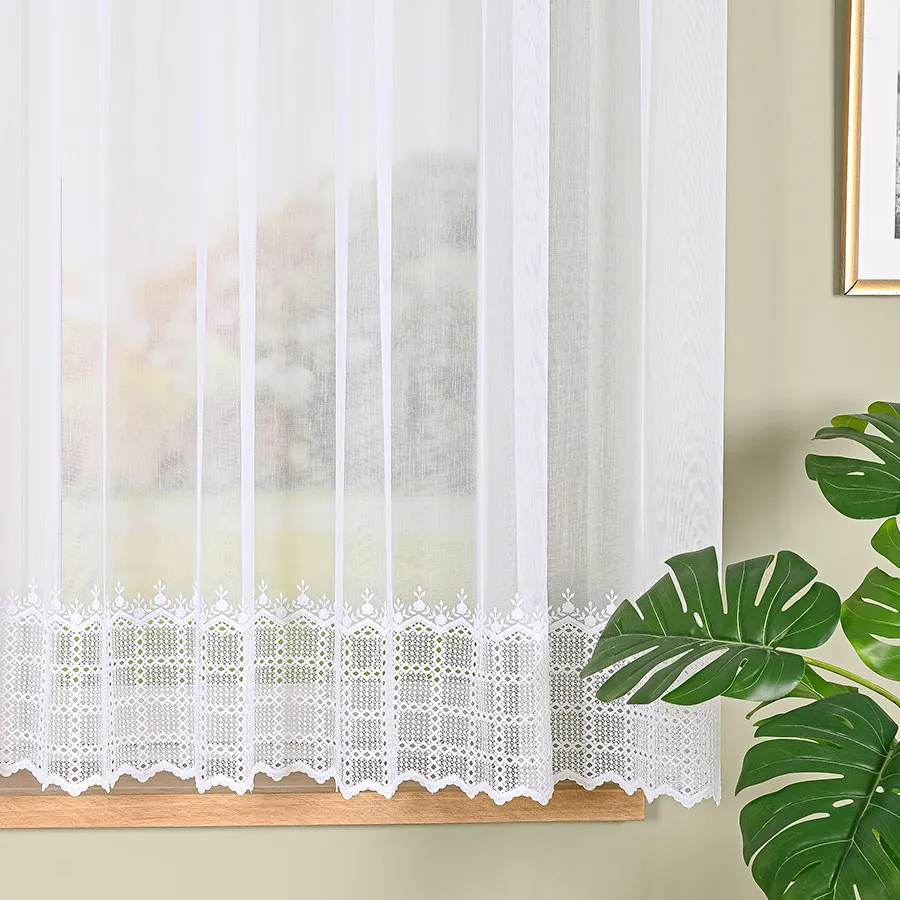 Firanka haftowana z aplikacją 006260