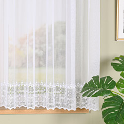 Firanka haftowana z aplikacją 006260 Firanka haftowana z aplikacją 006260