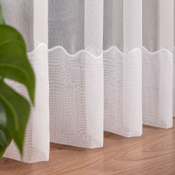 Firanka haftowana ze wzorem na samym dole 009504 Firanka haftowana ze wzorem na samym dole 009504