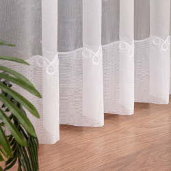 Firanka haftowana ze wzorem na samym dole 009505