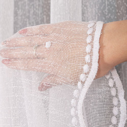 Firanka haftowana ze wzorem po całości 242900