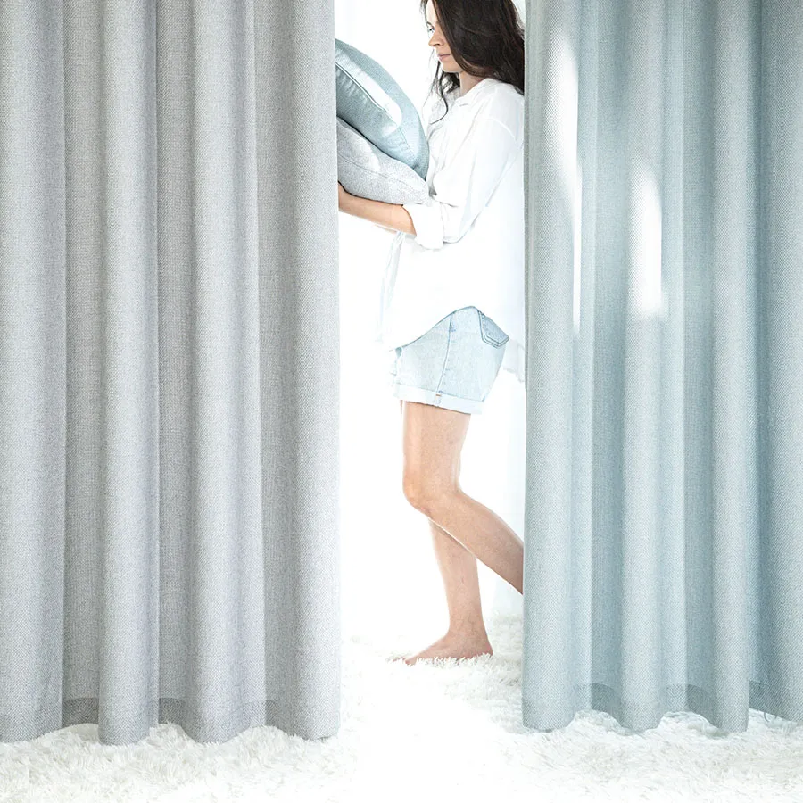 Zasłona gotowa na przelotkach MOLLY