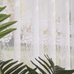 Firanka żakardowa ze wzorem po całości 018895