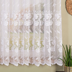 Firanka żakardowa ze wzorem po całości 018895