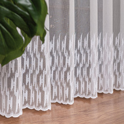 Firanka haftowana ze wzorem pasowym 127304