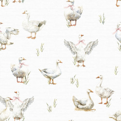 Tkanina dekoracyjna GĘSI Tkanina dekoracyjna GĘSI