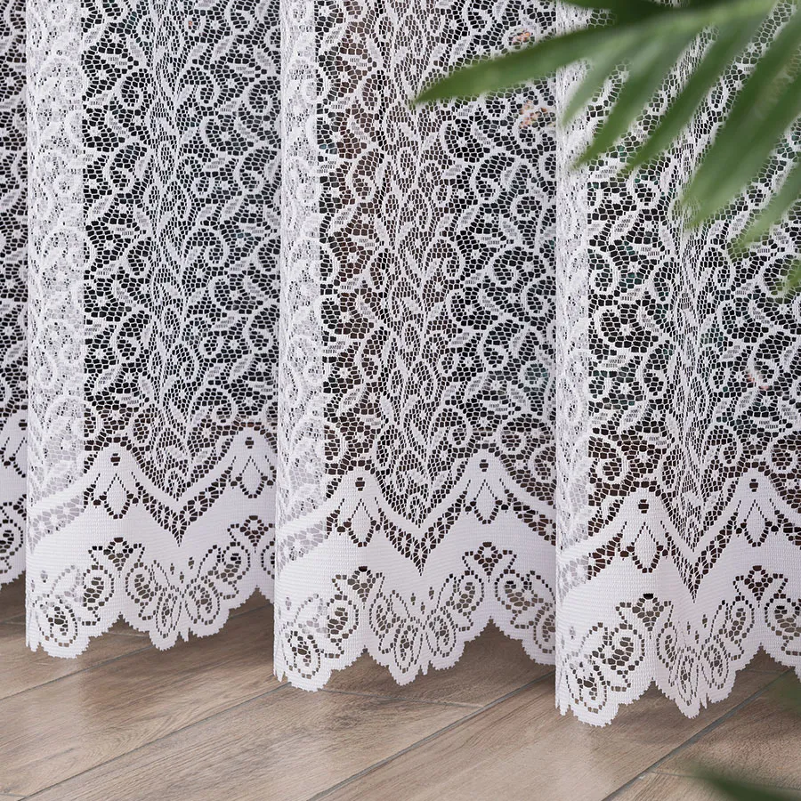 Firanka żakardowa ze wzorem po całości 004542