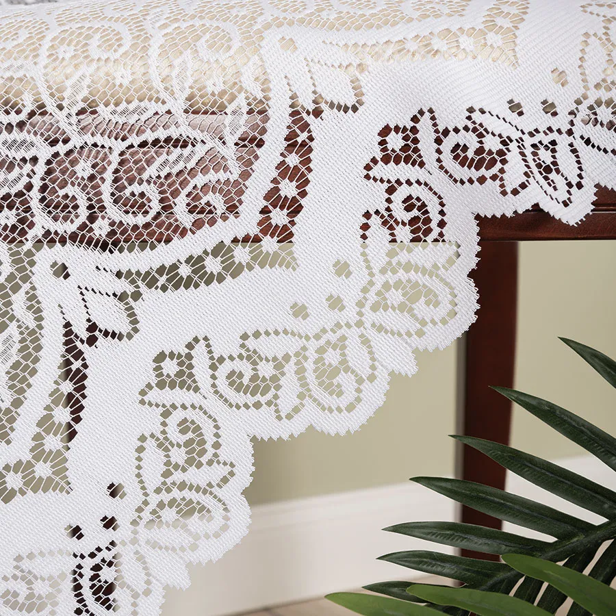 Firanka żakardowa ze wzorem po całości 004542