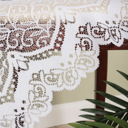 Firanka żakardowa ze wzorem po całości 004542