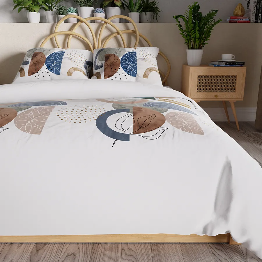 FABIOLA Komplet pościeli z bawełny satynowej 160x200cm 100036