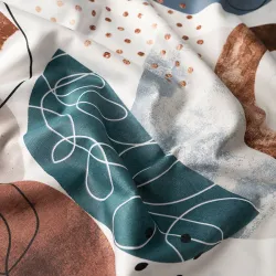 FABIOLA Komplet pościeli z bawełny satynowej 220x200cm 100036 FABIOLA Komplet pościeli z bawełny satynowej 220x200cm 100036