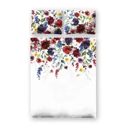 JOLANDA, Komplet pościeli PREMIUM z satyny bawełnianej 160x200cm, zadruk dwustronna (do wyczerpania zapasu) T20135