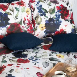 JOLANDA, Komplet pościeli PREMIUM z satyny bawełnianej 160x200cm, zadruk dwustronna (do wyczerpania zapasu) T20135