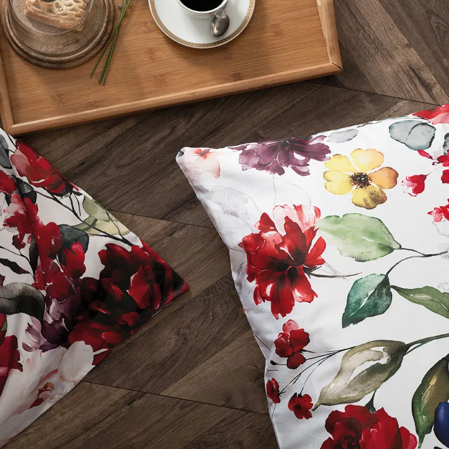 JOLANDA, Komplet pościeli PREMIUM z satyny bawełnianej 160x200cm, zadruk dwustronna (do wyczerpania zapasu) T20135