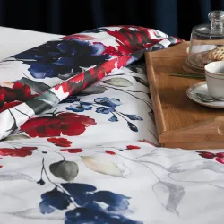 JOLANDA, Komplet pościeli PREMIUM z satyny bawełnianej 160x200cm, zadruk dwustronna (do wyczerpania zapasu) T20135