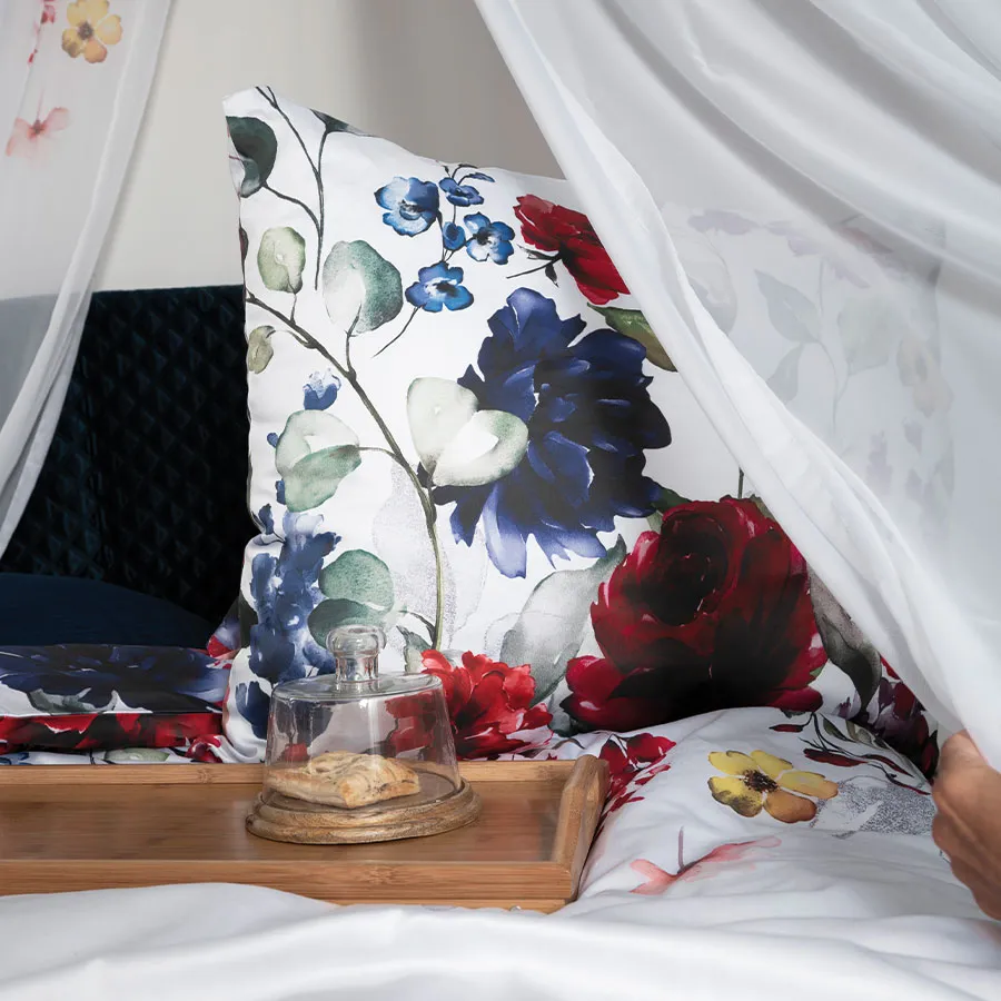 JOLANDA, Komplet pościeli PREMIUM z satyny bawełnianej 160x200cm, zadruk dwustronna (do wyczerpania zapasu) T20135