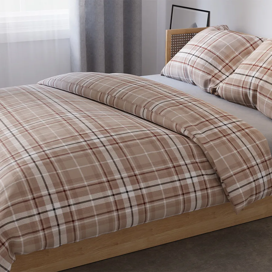 SAVANA Komplet pościeli z bawełny satynowej 160x200cm 100053